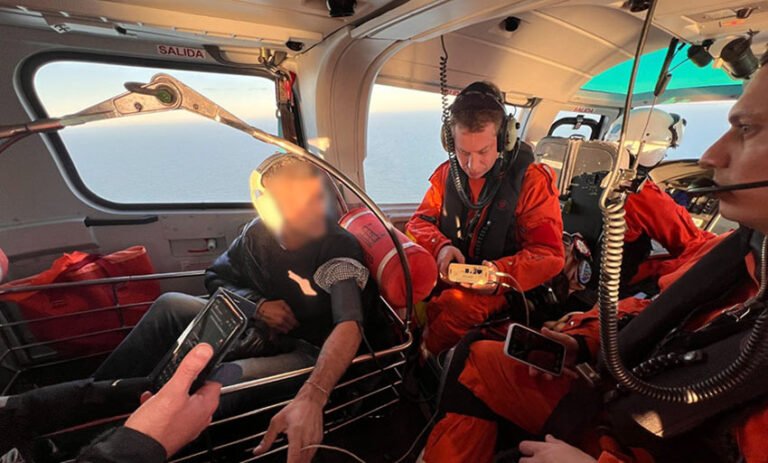 Aeroevacuación de emergencia en fecha patria: un héroe en acción