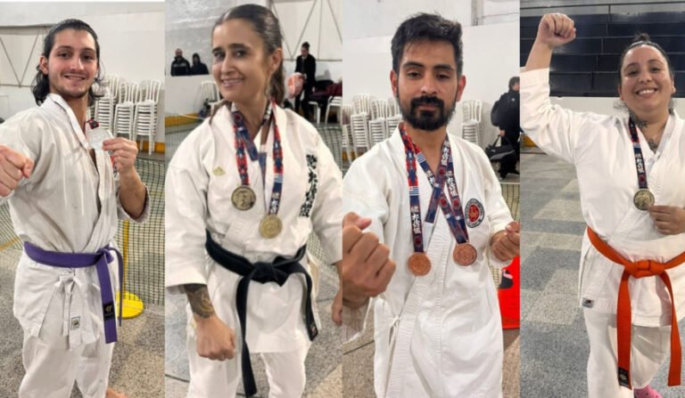 Necochea brilla en karate internacional