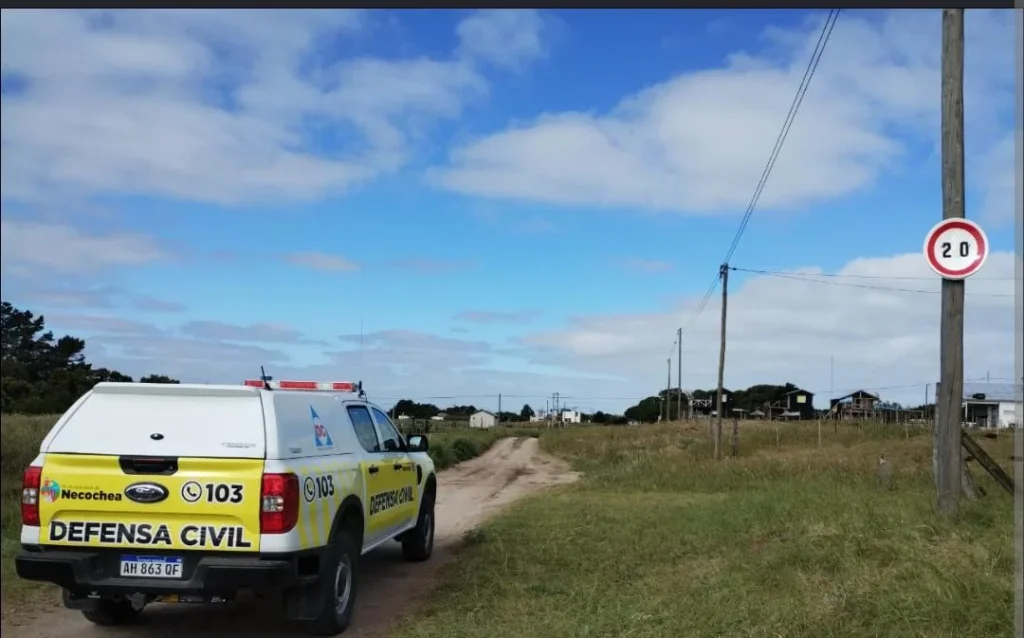 Defensa Civil de Necochea: Rápida respuesta ante emergencia