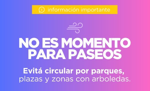 Necochea y Quequén bajo alerta meteorológica