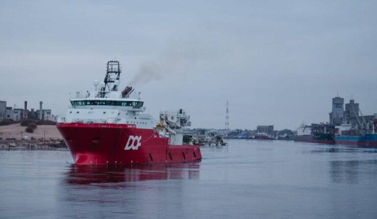 Skandi Hera zarpa desde Quequén