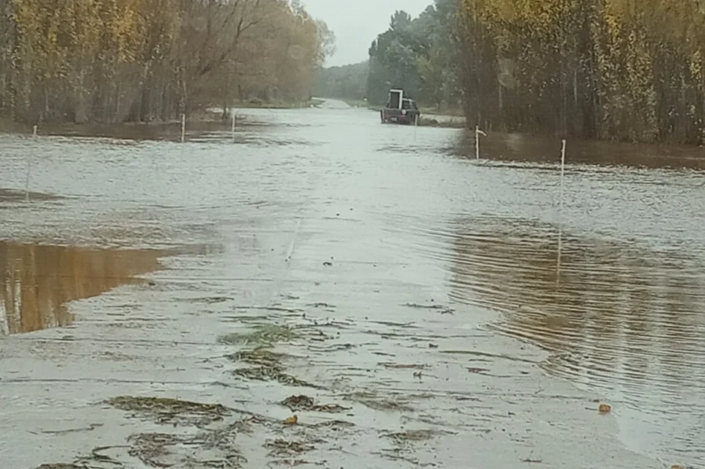 Corte de tránsito en Ruta 85