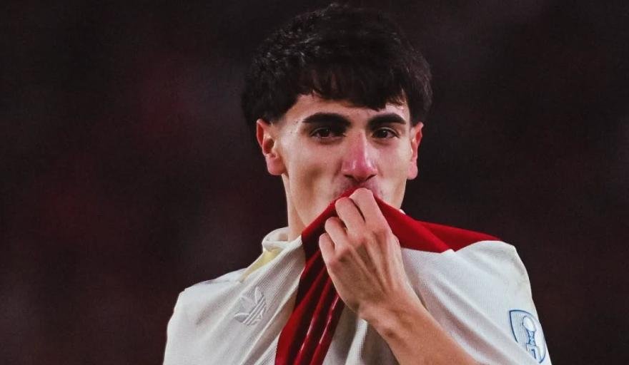 Del pueblo al Monumental: Lucas Silva, oriundo de La Dulce, convirtió su primer gol en River