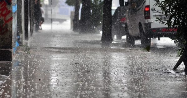 Lluvias en Necochea y Quequén