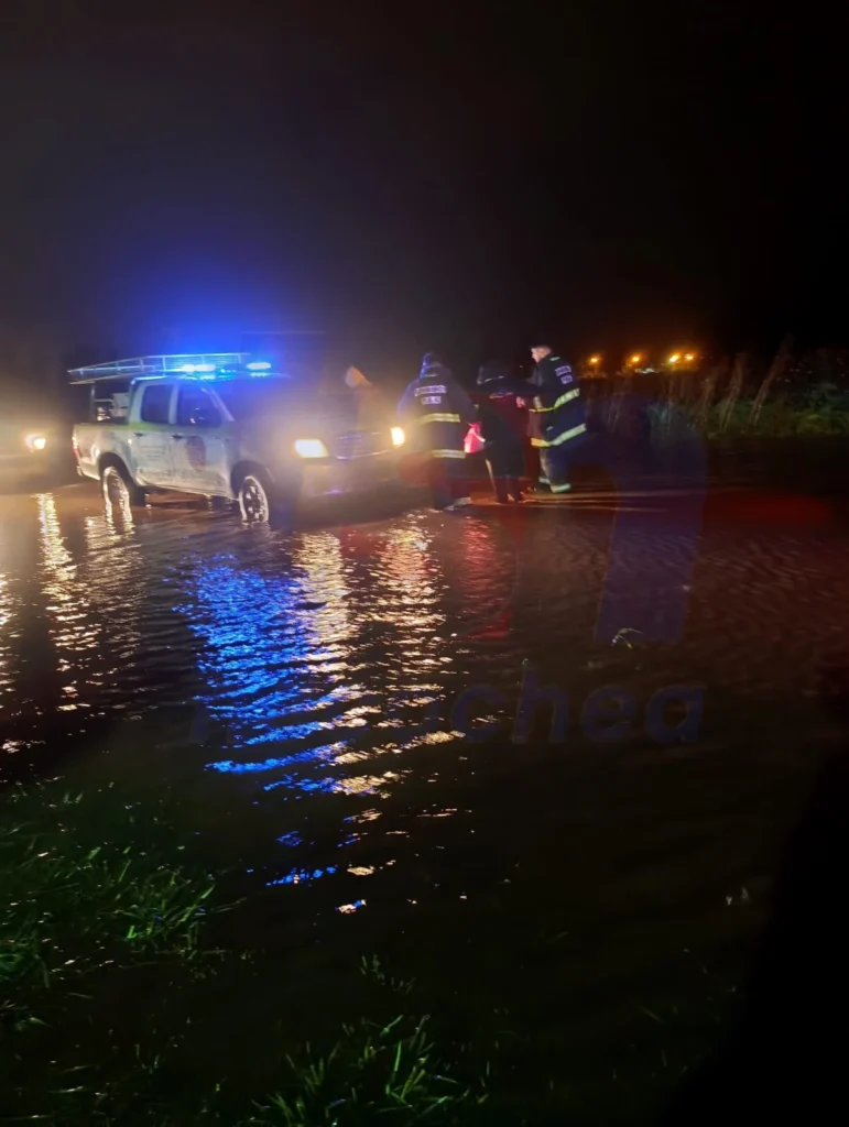 Operativo de evacuación en Necochea