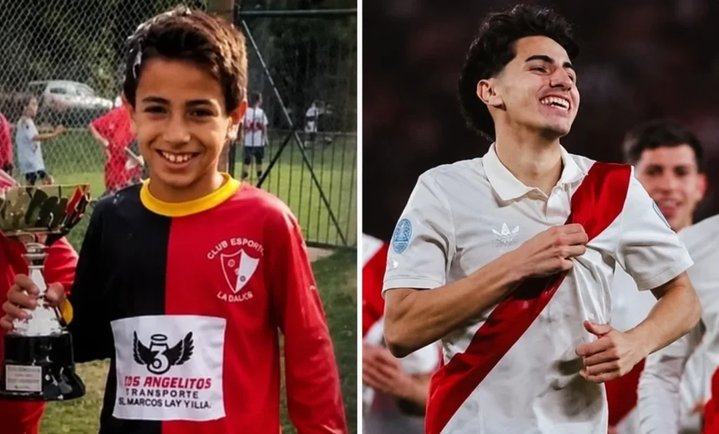 Lucas Silva, el juvenil de Necochea que impresiona en River