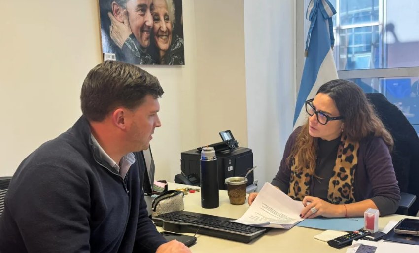 Diputada Jimena López se reunió con el concejal Cheppi por el proyecto de reforma al régimen de Zona Fría