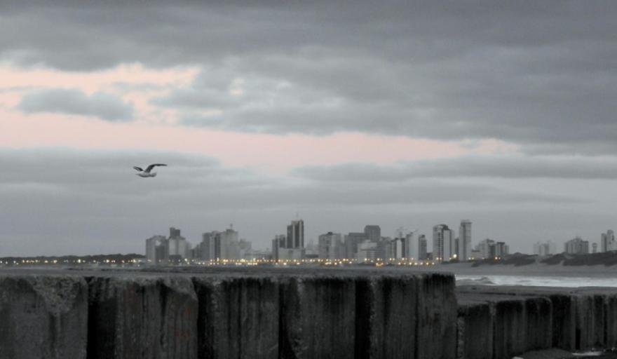 Domingo frío en Necochea