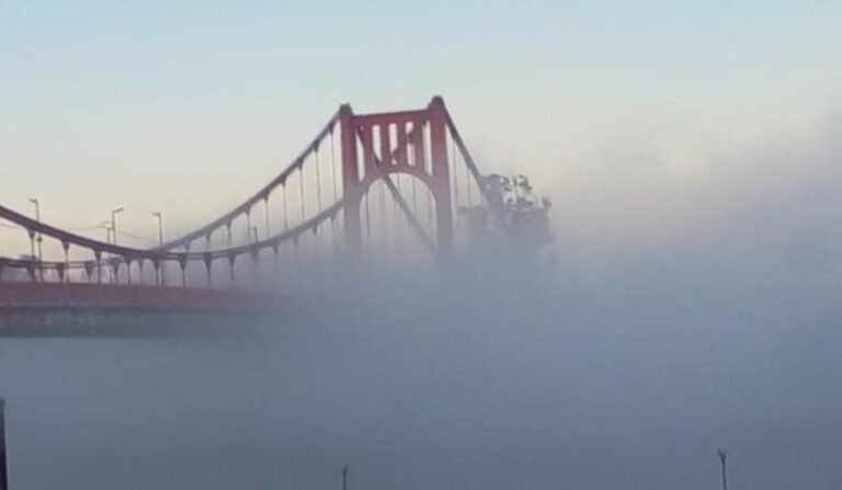 Necochea: Niebla y frío en la mañana del 27 de mayo