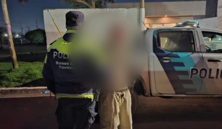 Aprehendido tras episodio de violencia familiar