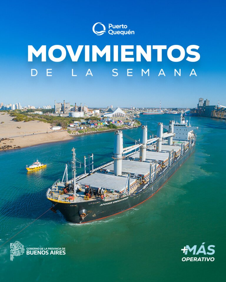 Movimientos en Puerto Quequén