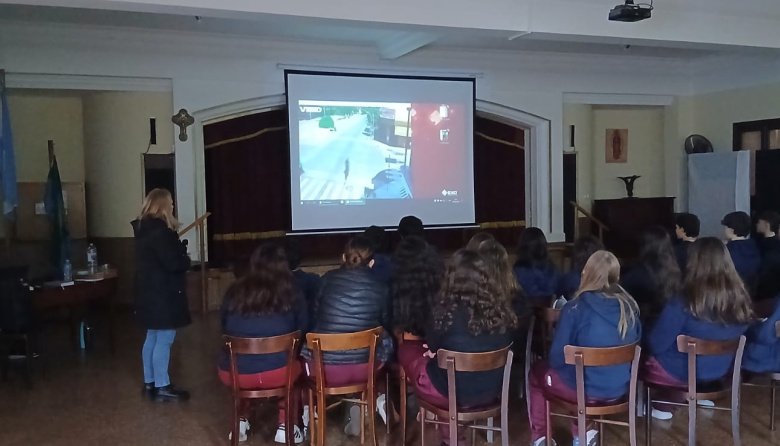 Educación vial en escuelas
