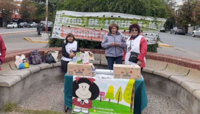 Jornada solidaria: recolectaron más de 1.000 litros de leche
