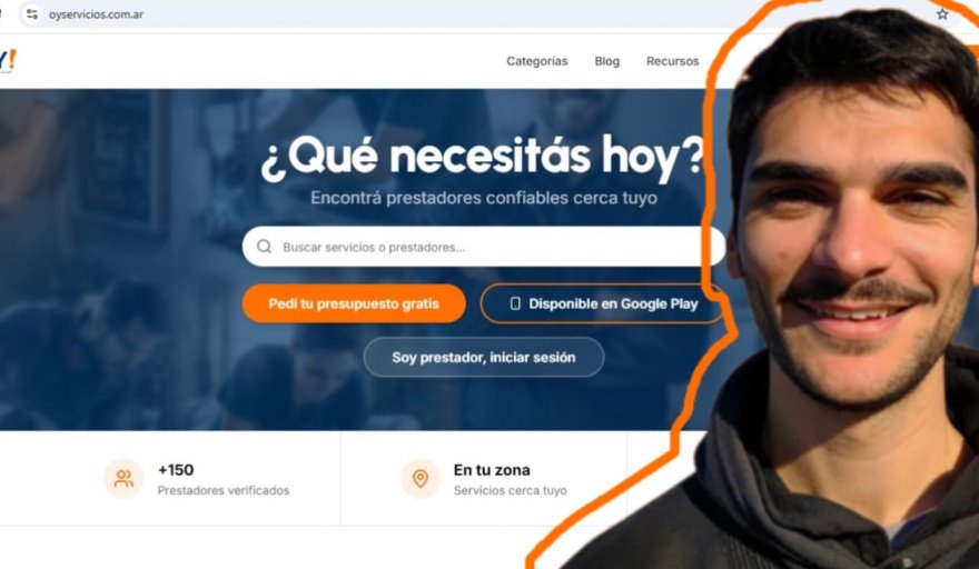 OY!: la plataforma que conecta a vecinos de Necochea con servicios confiables