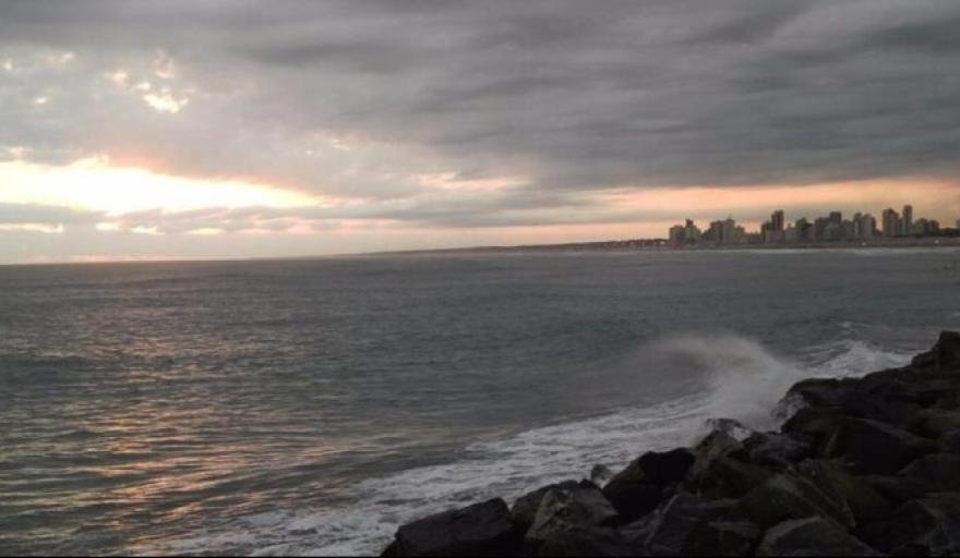 Domingo frío y ventoso en Necochea y Quequén