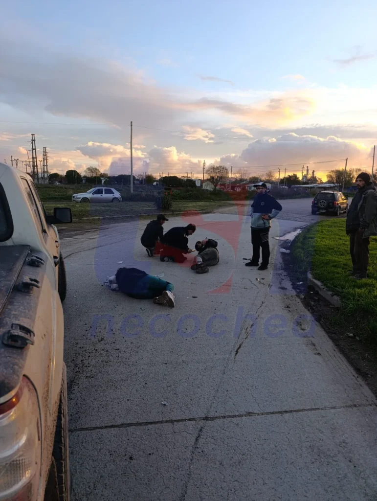 Accidente en rotonda de Río y VTV