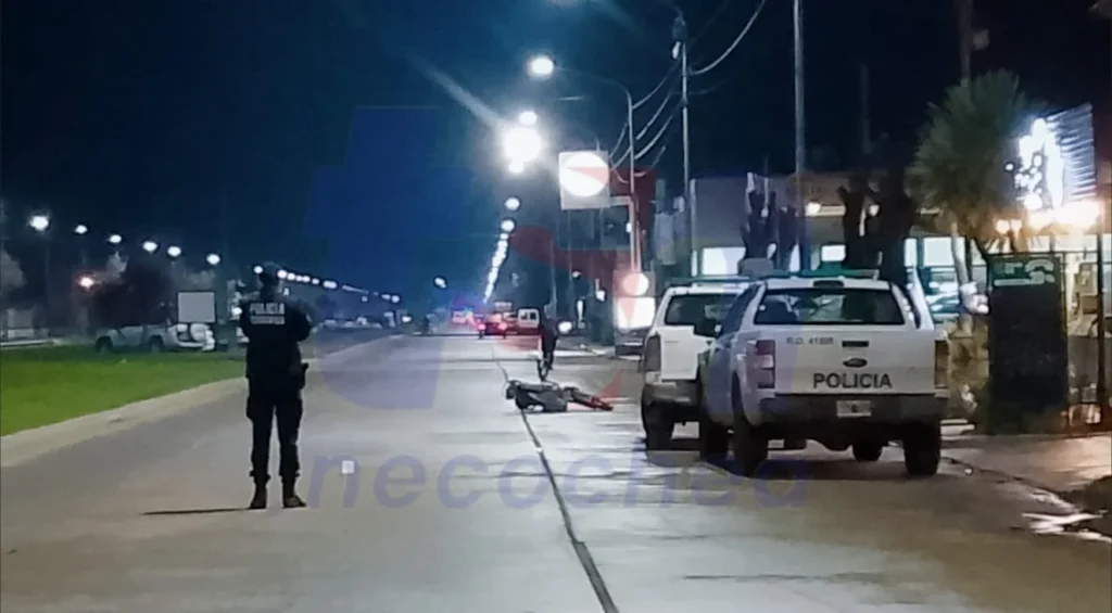 Accidente de motociclista en 59 y 80
