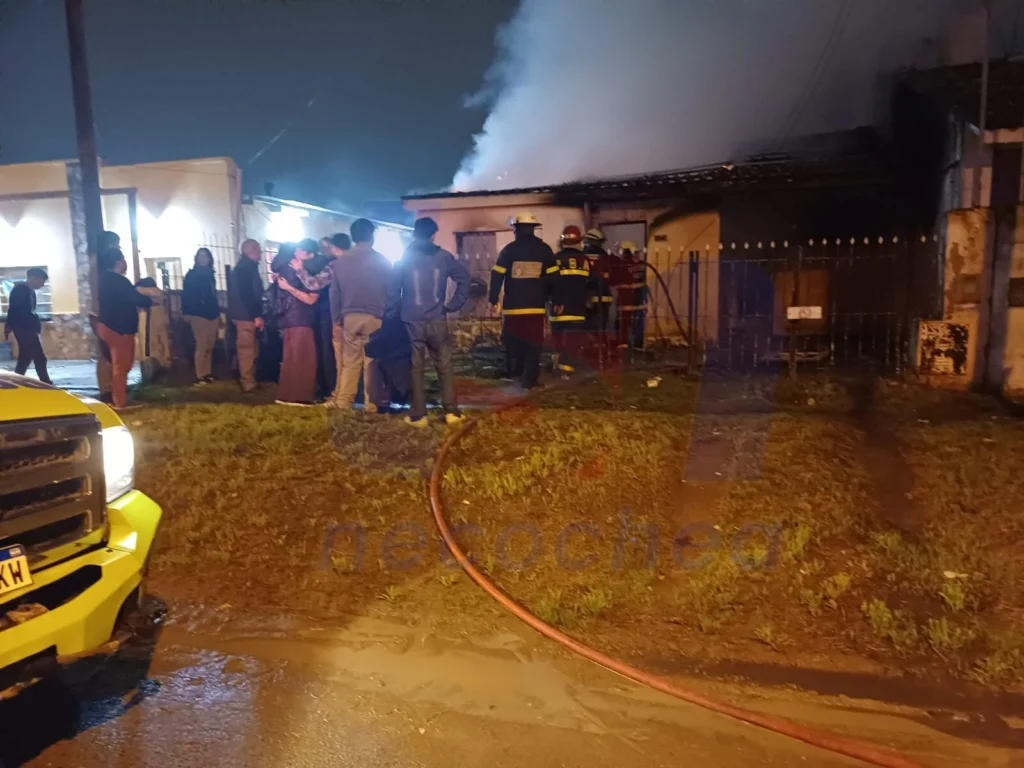 Incendio en Necochea