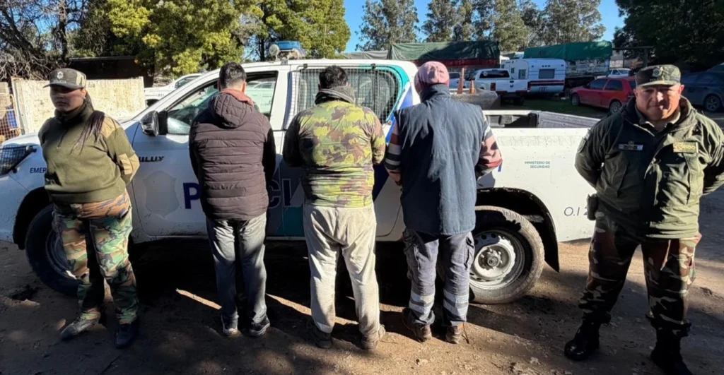 Tres hombres demorados por caza furtiva
