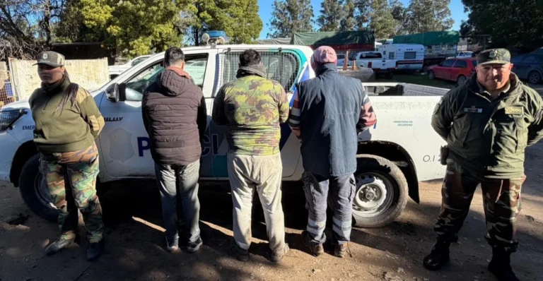 Tres hombres demorados por caza furtiva
