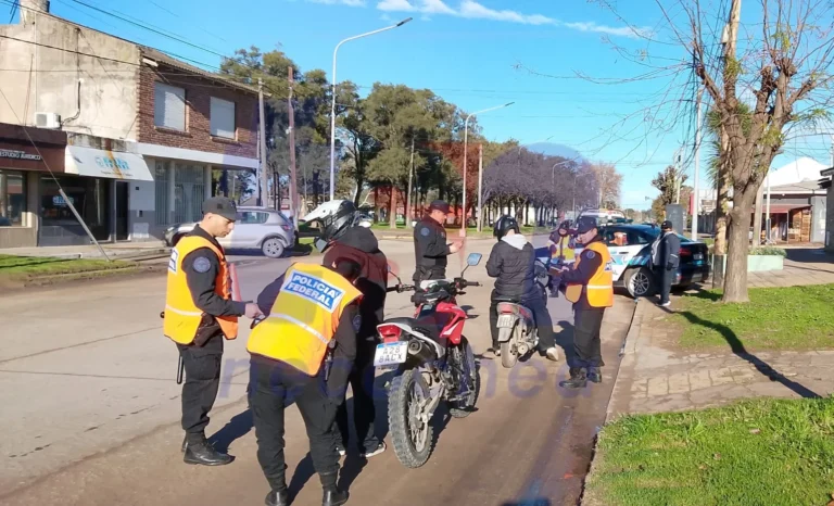 Operativo de control vehicular