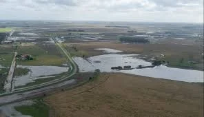 Un informe confirma que hay más de 25.000 hectáreas bajo el agua en Necochea