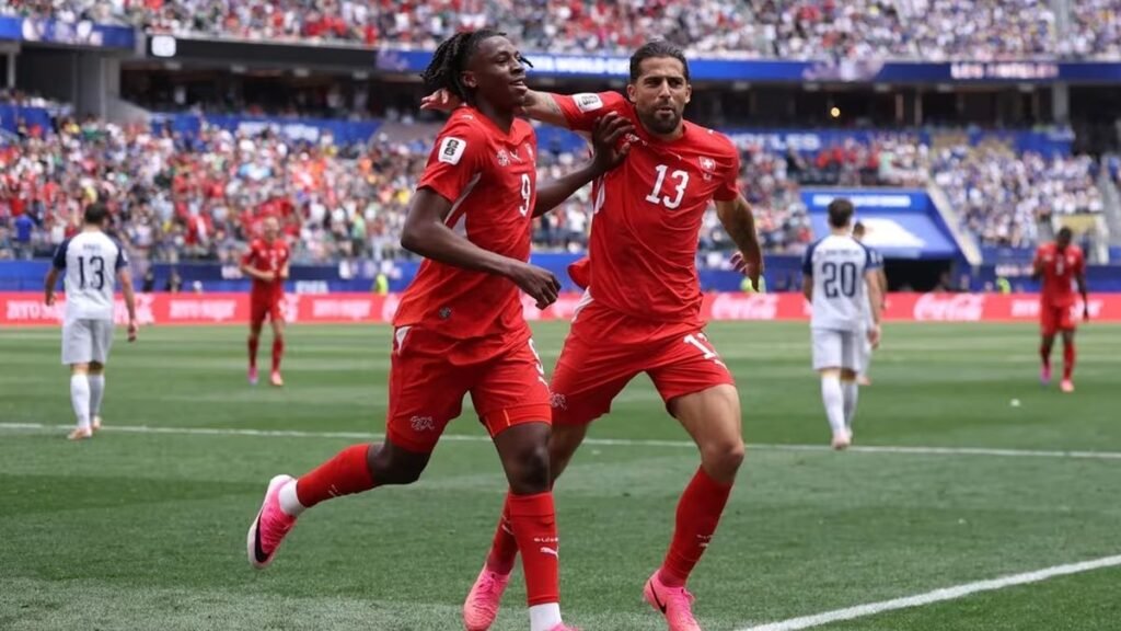 Suiza derrota a Bosnia 4-1