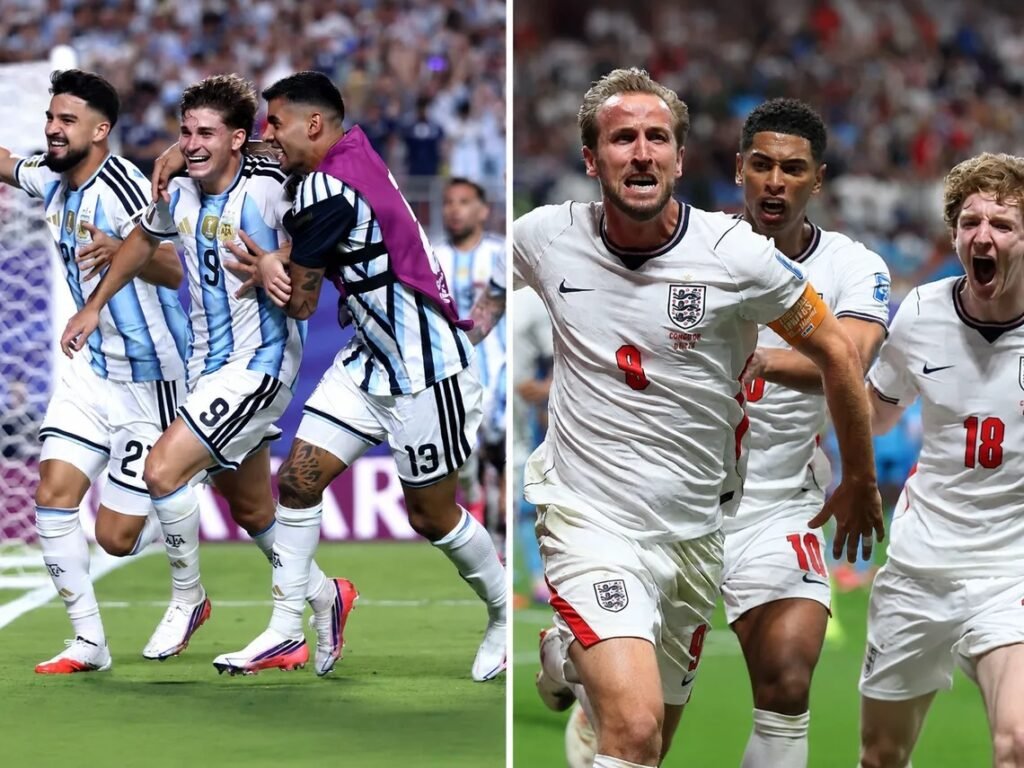 Argentina-Inglaterra en semifinales