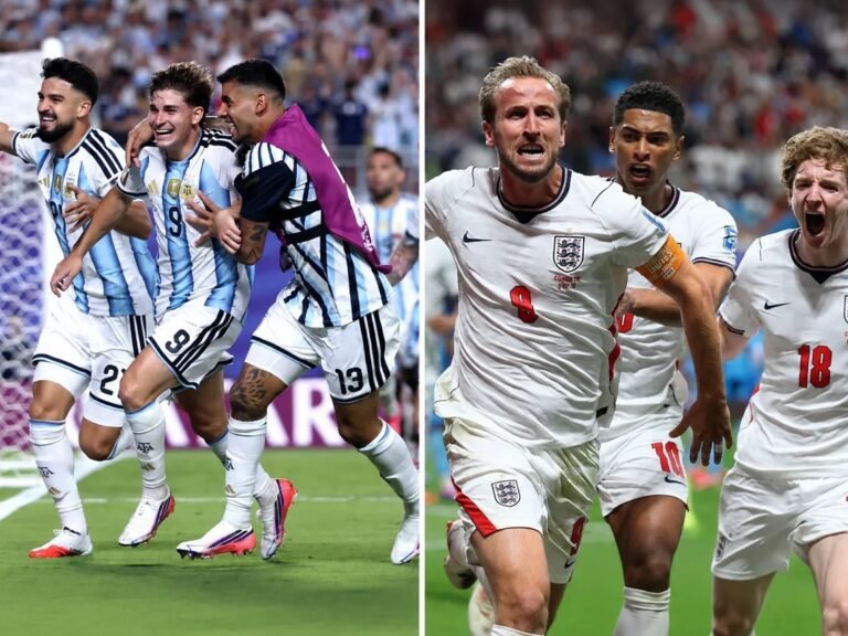 Argentina-Inglaterra en semifinales