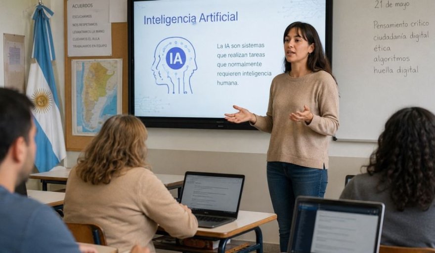 Docentes se capacitan en Inteligencia Artificial
