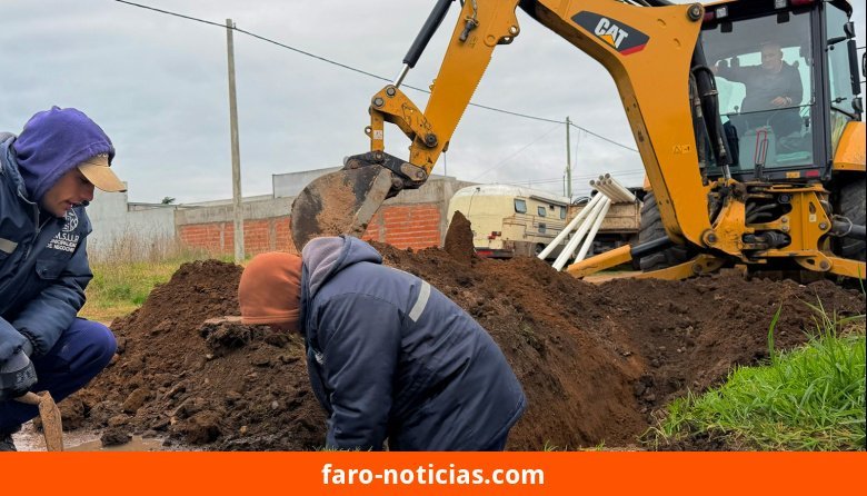 Obras Sanitarias avanza con obras y mantenimiento en Necochea