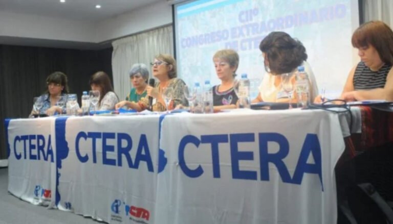 CTERA confirma paro docente para el lunes 3 de agosto