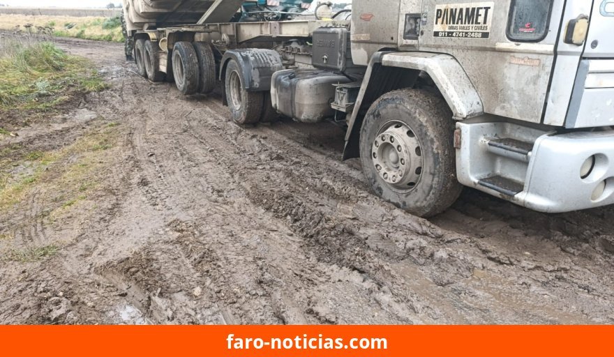 Infraccion a camionero por circular por camino rural