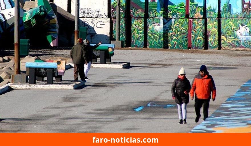 Necochea: Jueves frío y nublado