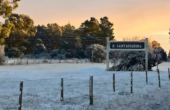Nieve en Necochea