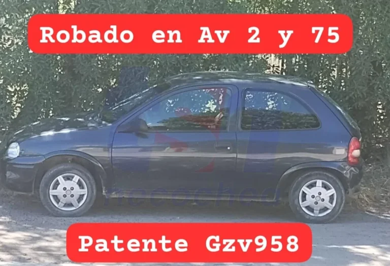 Robo de automóvil en Villa Balnearia de Necochea
