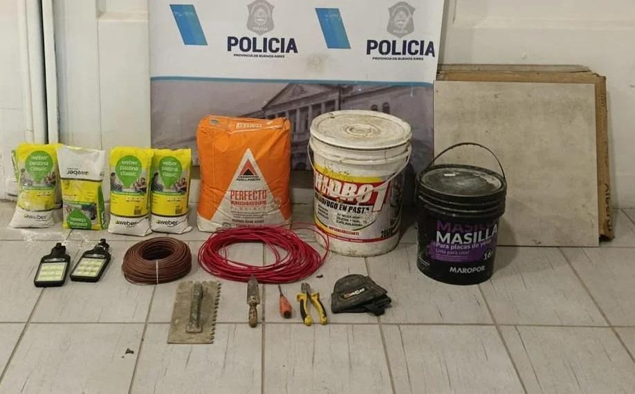 Recuperan elementos robados en Necochea