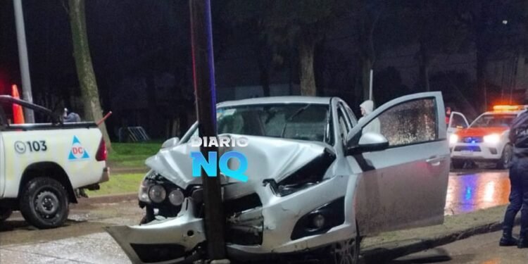 Choque en avenida 75