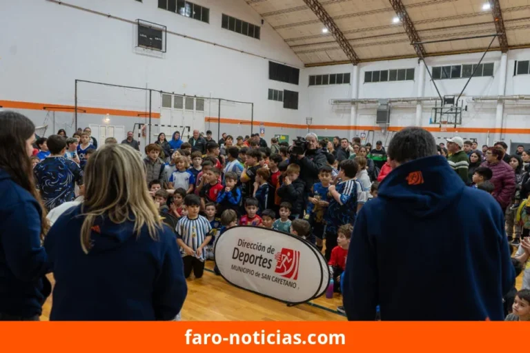 Baby Fútbol reúne a 200 chicos en San Cayetano