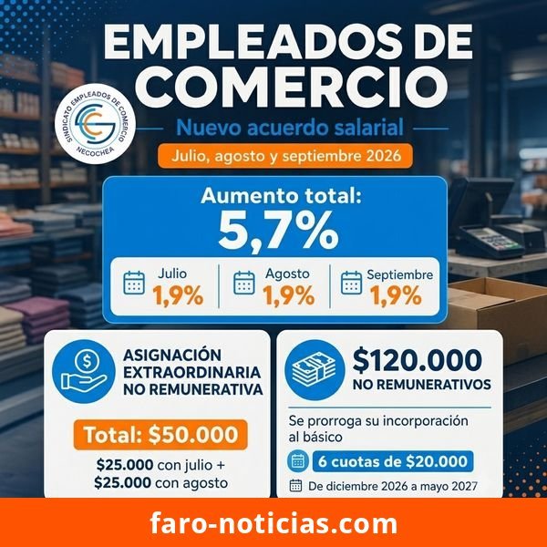 Acuerdo salarial mercantiles