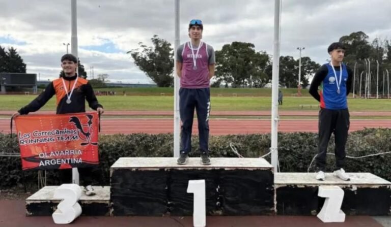 Necochea brilla en atletismo provincial