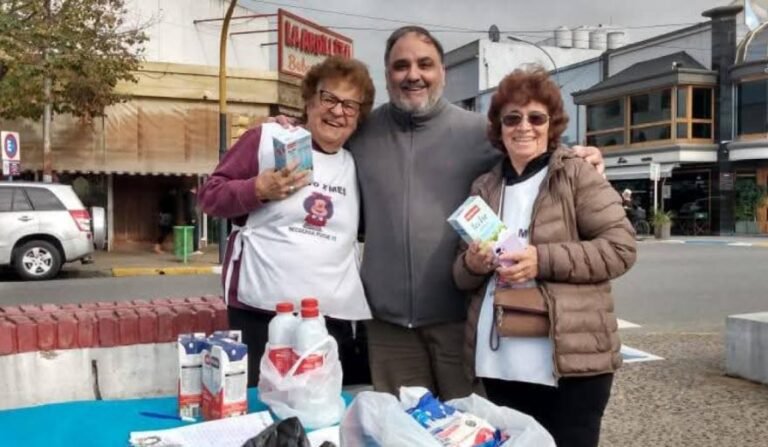 Necochea: Campaña solidaria de leche