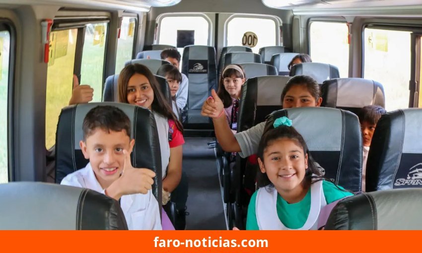 Transporte escolar: 6 recorridos adjudicados