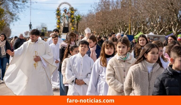 San Cayetano celebra a su Santo Patrono con procesión y misa