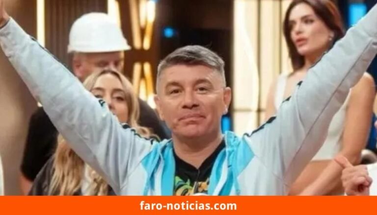 Pablo Lescano con su nieto