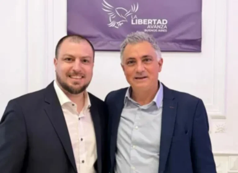 Gastón Berterreche en encuentro de La Libertad Avanza
