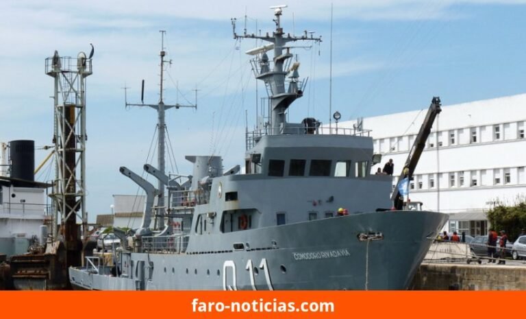 La Armada retira al Comodoro Rivadavia