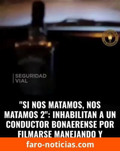 Conductor ebrio burló la seguridad vial en Necochea