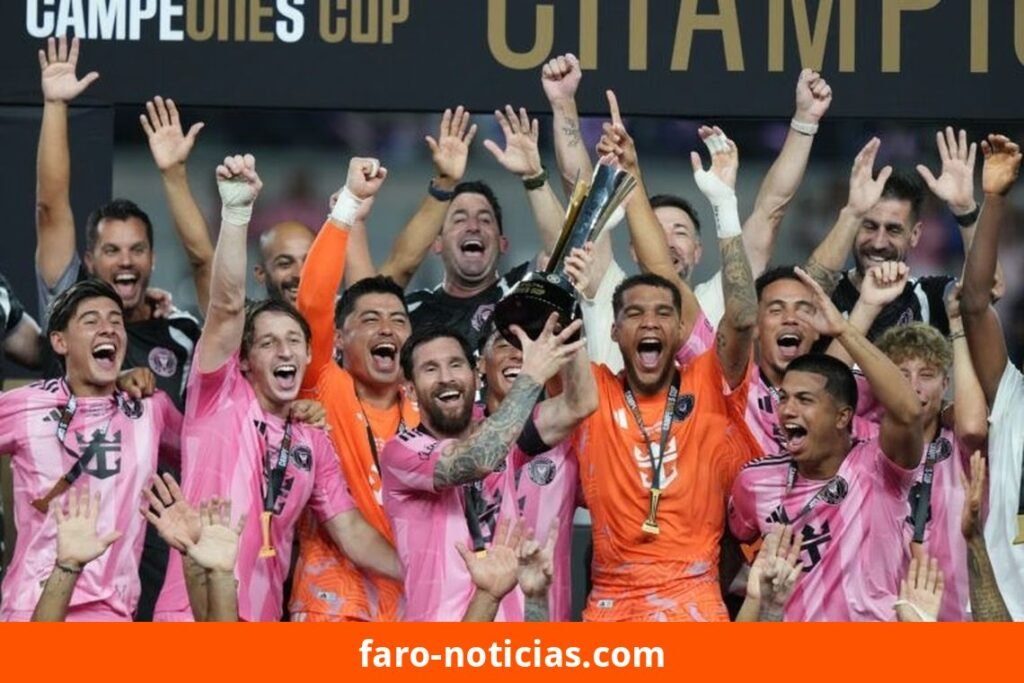 Messi lidera al Inter Miami a la Campeones Cup con gol y asistencia