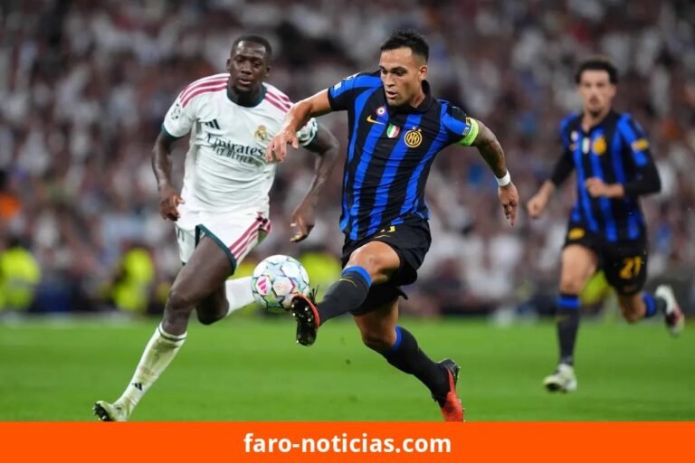 Inter de Milán cae 2-1 ante Real Madrid en su debut de la Champions League